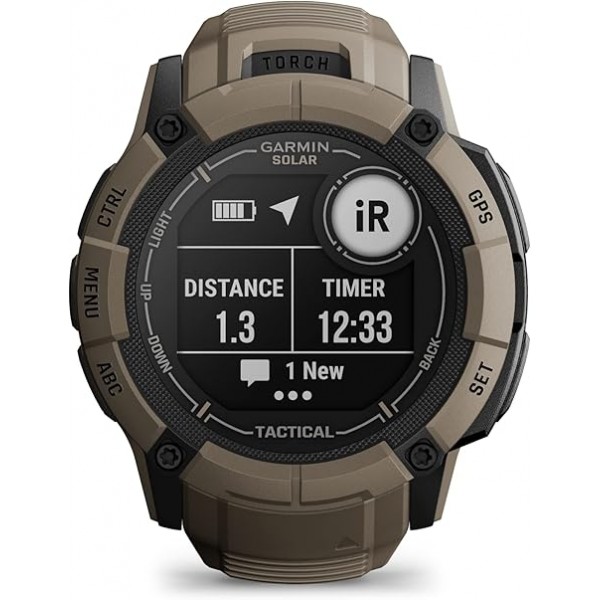 2024 - Tactical Edition, Rugged GPS Smartwatch, Built-in Flashlight watches