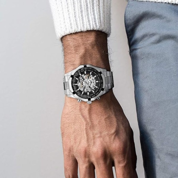 Luxury X Dial Steampunk Wrist Watch